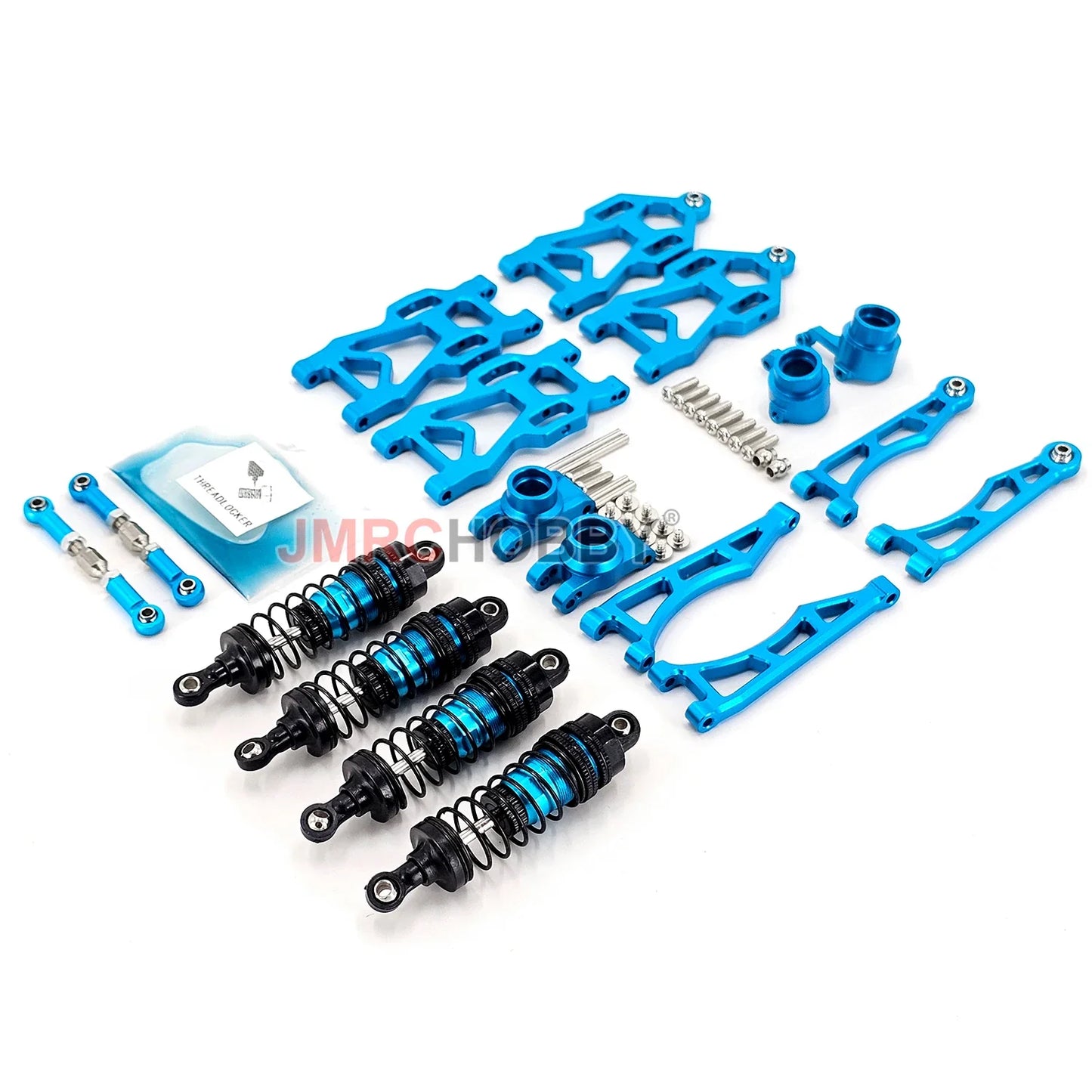 SCY Upgrade Metal Parts — Front & Rear Suspension, Wheel Hubs, Bearings, Steering Rod, Aluminum Components for 16101, 16102Pro, 16104, SG116, Q130