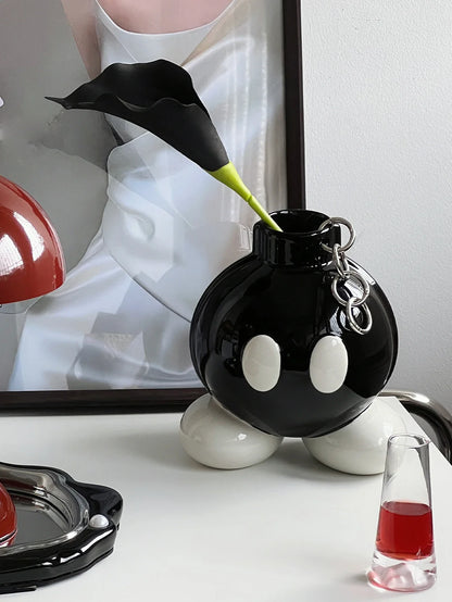 Original High-Style Ceramic Boom Vase – Ins-Style Home Decoration for Living Room, Corridor, Entrance & Balcony