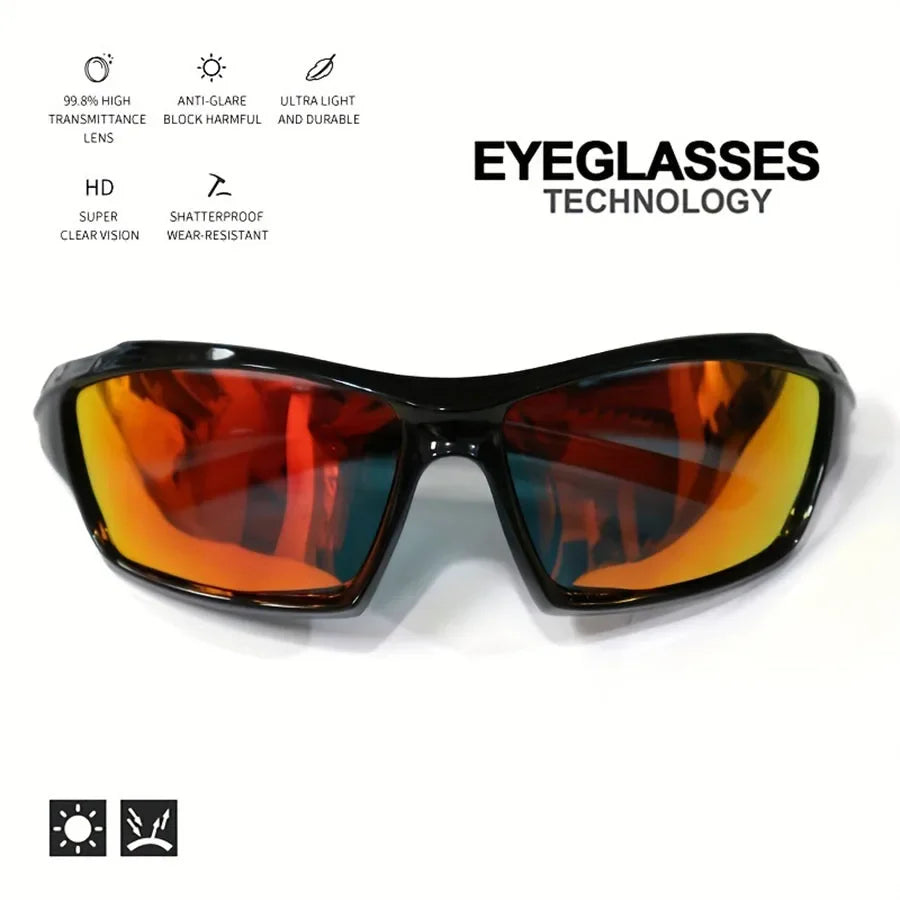 Fashion Polarized Sports Sunglasses — Round Metal Frame UV400 Eyewear for Men & Women, UV Protection