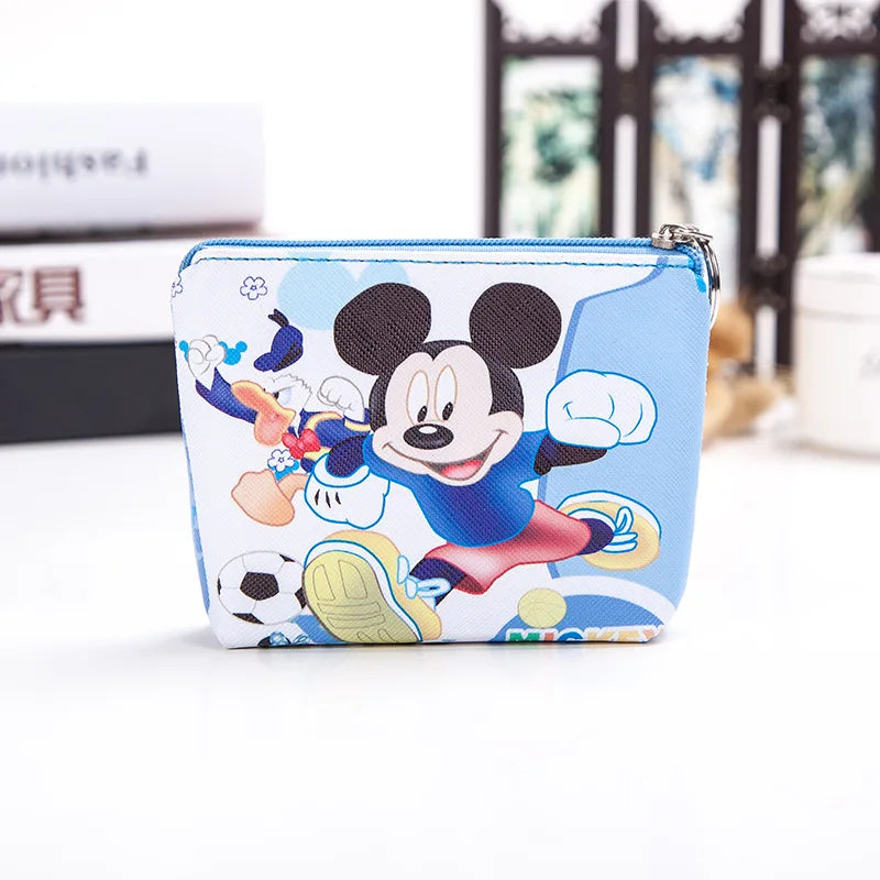 Disney Frozen Elsa & Sofia Coin Purse – Kawaii Princess Cartoon PU Wallet for Kids Gifts