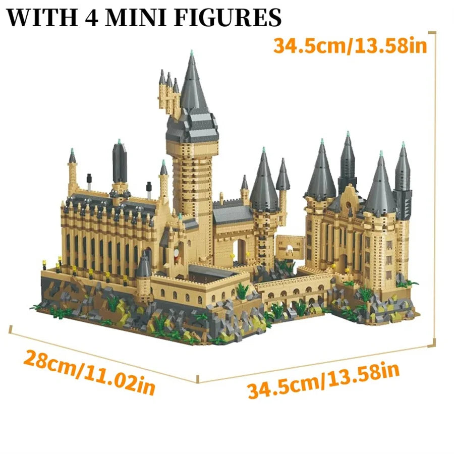 Creative Medieval Magic Castle Micro Building Blocks Set – MOC Architecture Palace Model Kit for Kids & Adults Gift