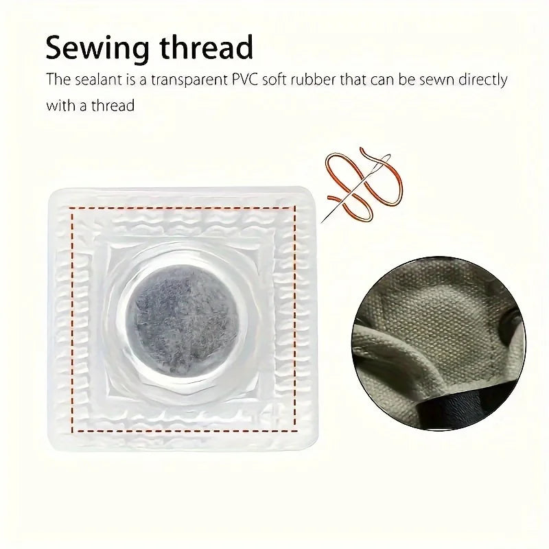 10-Pack Invisible Magnetic Snap Fasteners – 0.99cm Metal Sewing Buttons for Clothing, Bags & DIY Craft Repairs