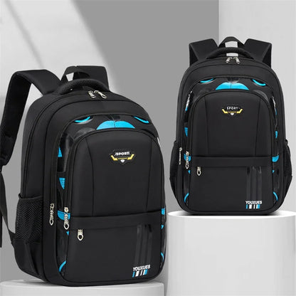 2024 New Kids School Backpack - Waterproof Book Bag for Boys, Durable Primary Schoolbag for Teenagers