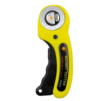 45mm Rotary Cutter Set – Ergonomic Leather & Fabric Cutting Tool for DIY Sewing, Quilting & Craft Projects