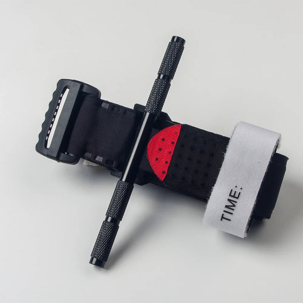 Metal Turnstile Military Survival Tourniquet - Tactical Combat Rotating Medical Emergency Strap for EDC IFAK Gear, CAT Trauma
