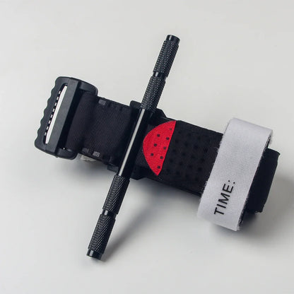 Metal Turnstile Military Survival Tourniquet - Tactical Combat Rotating Medical Emergency Strap for EDC IFAK Gear, CAT Trauma