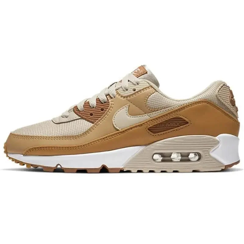 Nike Air Max 90 Brown Unisex Casual Shoes – Comfortable, Fashionable, Anti-Slip & Durable Synthetic Leather