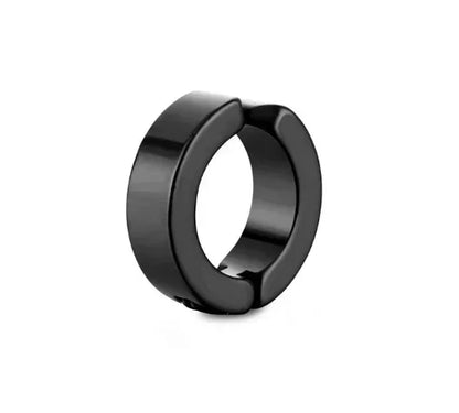 Non-Piercing Hoop Ear Cuff Earrings - Gothic Punk Clip-On Fashion Jewelry for Men & Women