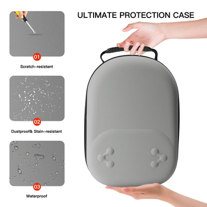 Hard Carrying Case for Meta Quest 3/3S – Drop-Resistant Portable Travel Storage Bag for VR Headset & Controller Accessories