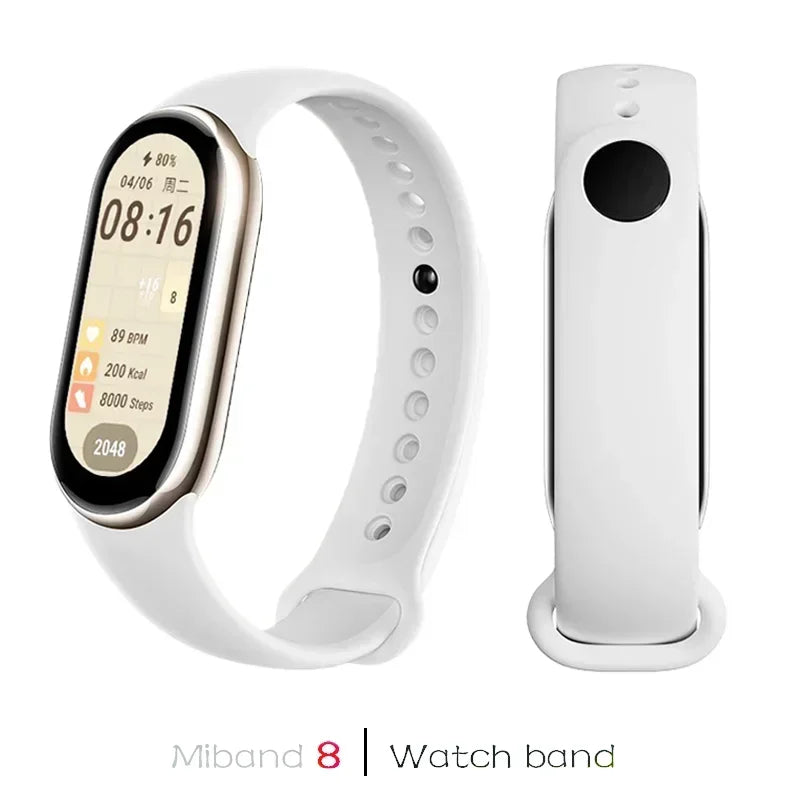 Sport Silicone Strap for Xiaomi Mi Band 9/8 NFC – Replacement Smartwatch Wristband Bracelet