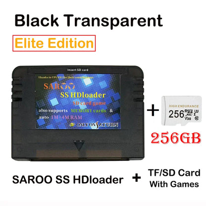 2025 V0.7 SAROO SS HDLoader Game Cartridge — SD/TF Card Support for Sega Saturn, Play Without CD