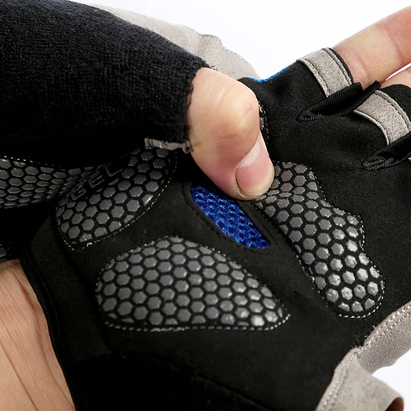 Gym Gloves – Fitness Training Fingerless Gloves for Men and Women – Anti-Slip, Breathable Bodybuilding and Cycling Sports Gloves