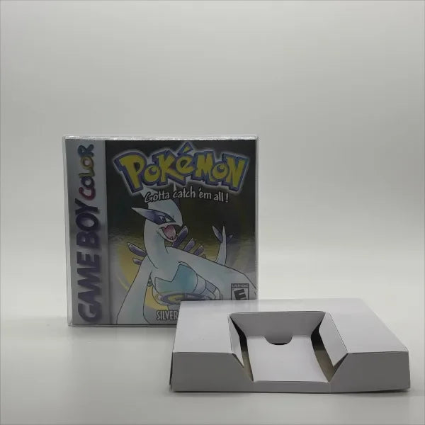 Pokemon Series GBC Game Cartridge in Box USA Version – Red, Blue, Yellow, Green, Gold, Silver, Crystal