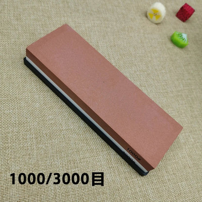 Professional Double-Sided Whetstone Knife Sharpener – Kitchen Sharpening Stone 240/600/1000/3000 Grit