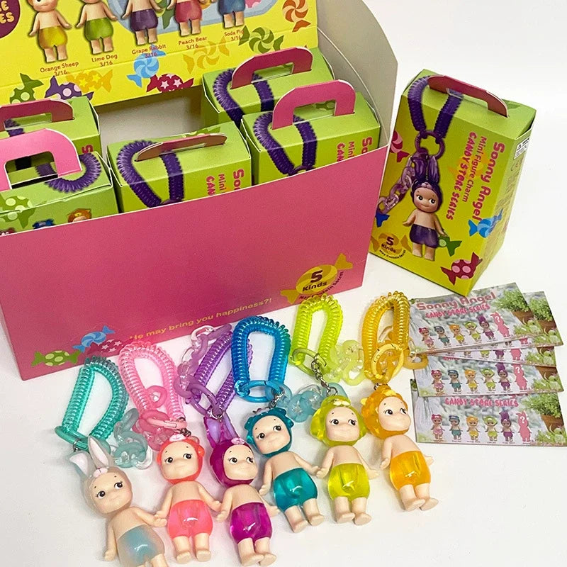 Candy House Angel Keychain Blind Box – Handmade Cartoon Doll Pendant & Mystery Gift