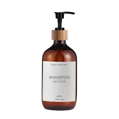 Kitchen Sink Soap Dispenser Bottle with Waterproof Labels – Refillable Dish Pump for Countertop