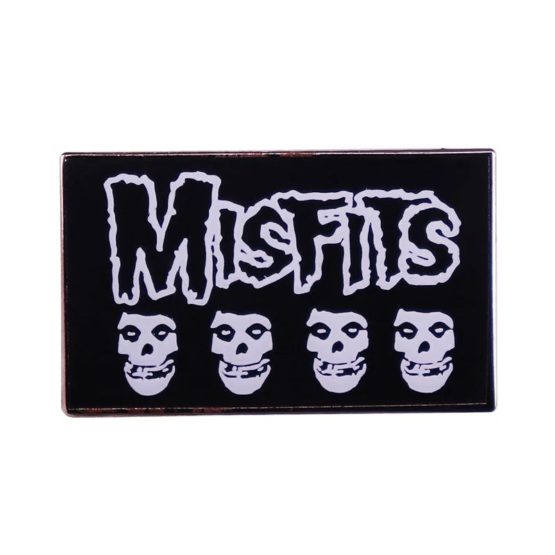 Worldwide Classic Band Logo Enamel Pin – Rap & Rock Music Badge for Hoodies, Backpacks, Decorative Accessories, Fan Gift