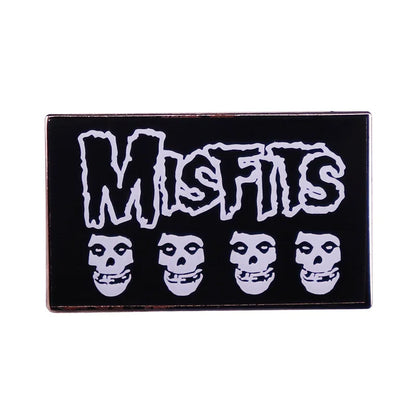 Worldwide Classic Band Logo Enamel Pin – Rap & Rock Music Badge for Hoodies, Backpacks, Decorative Accessories, Fan Gift
