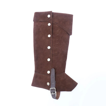 Halloween Medieval Bandage Shoe Covers – Unisex Leg Guard Boots for Viking, Warrior & Knight Cosplay Armor