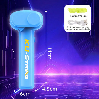 Glowing Rope Launcher Toy – Flying LED Loop Trick Outdoor Fun Game for Parties, Festivals & Kids Entertainment