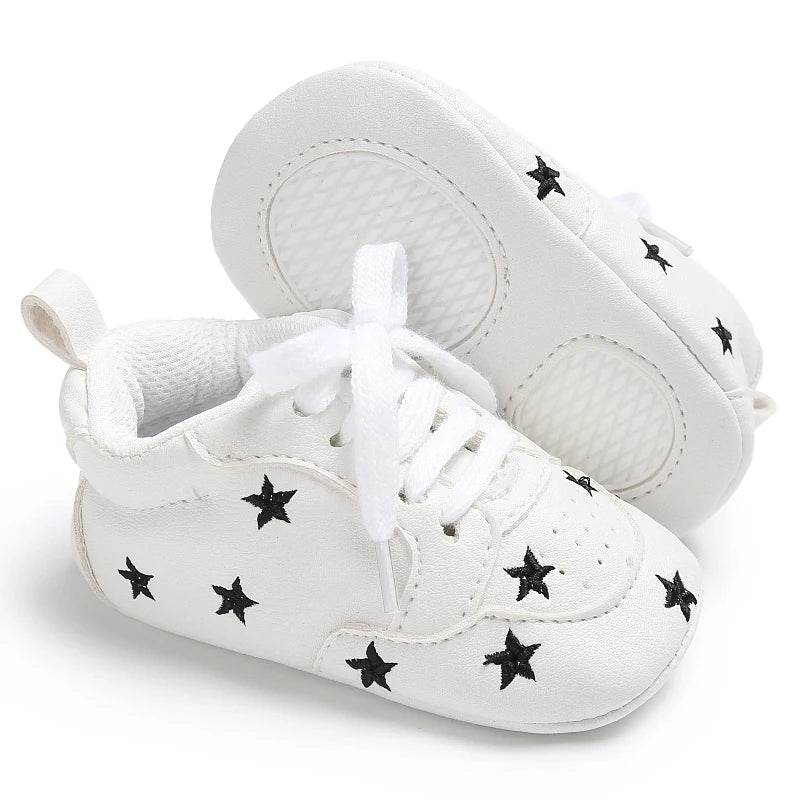 Baby Girl Soft Sole Prewalker Shoes - Cute Infant First Walker Sneakers for 0–18 Months