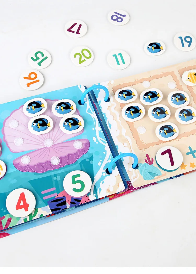 Montessori Baby Busy Book – My First Quiet Book, Early Learning Toy & Matching Game for Toddlers (2-3 Years)