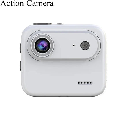 4K Action Camera with Flip Screen - 143° Wide-Angle Anti-Shake Vlog Camera for Outdoor Sports