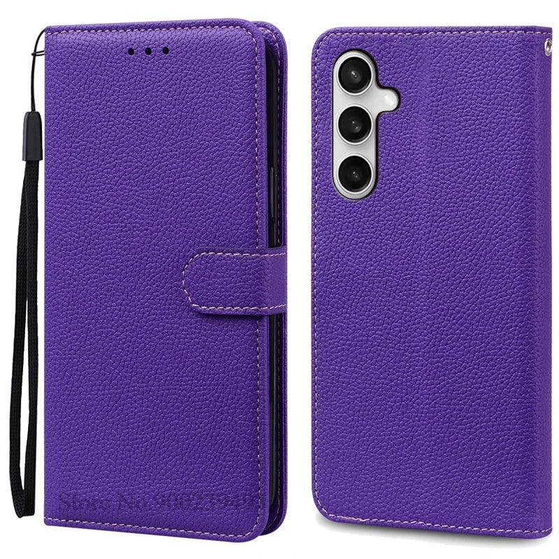 Samsung Galaxy A17 5G Case - Leather Flip Wallet Cover for A175F/A176B 4G & 5G