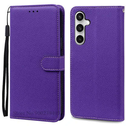 Samsung Galaxy A17 5G Case - Leather Flip Wallet Cover for A175F/A176B 4G & 5G