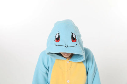 Pokémon Kigurumi Onesie — Pikachu, Gengar, Snorlax, Eevee, Squirtle, Umbreon Pajamas Cosplay Costume for Adults & Halloween Gift