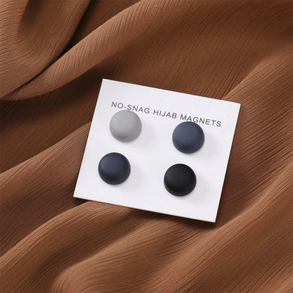 8pcs Hijab Magnetic Pins - Matte Magnet Brooch Buttons for Women Headscarf Shawl Accessories Mixed Colors