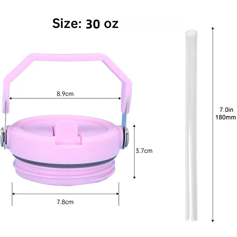 Stanley 20/30oz IceFlow Spill-Proof Cup Cover – Replaceable Eco-Friendly Spiral Straw Accessory