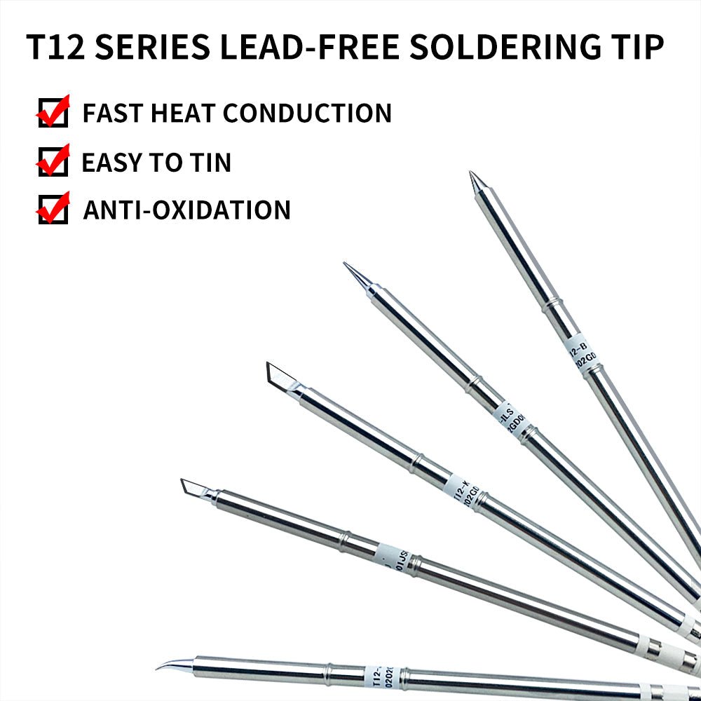 T12 75W Digital Soldering Iron Station – Adjustable Temperature Control, Welding & Rework Microcontroller Tool