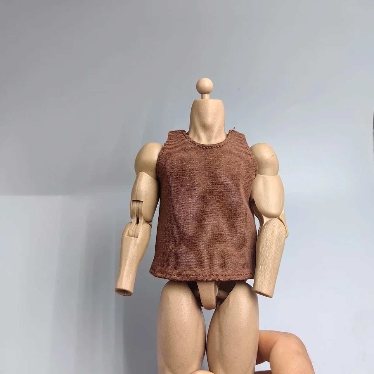 1/6 Scale Black T-Shirt for 12" (30cm) Action Figures — Male & Female DIY Model Accessories
