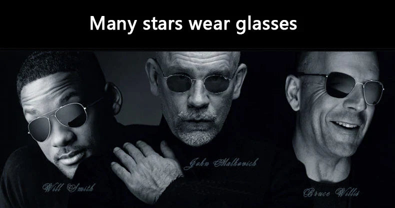 RE Military Aviation Sunglasses — Vintage Titanium Frame Pilot Glasses for Men & Women