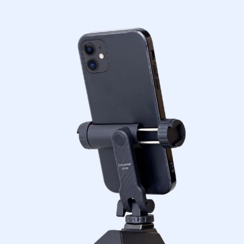 Vertical Shooting Phone & DSLR Monitor Mount Clamp – Tripod Holder for Smartphone Vlogging