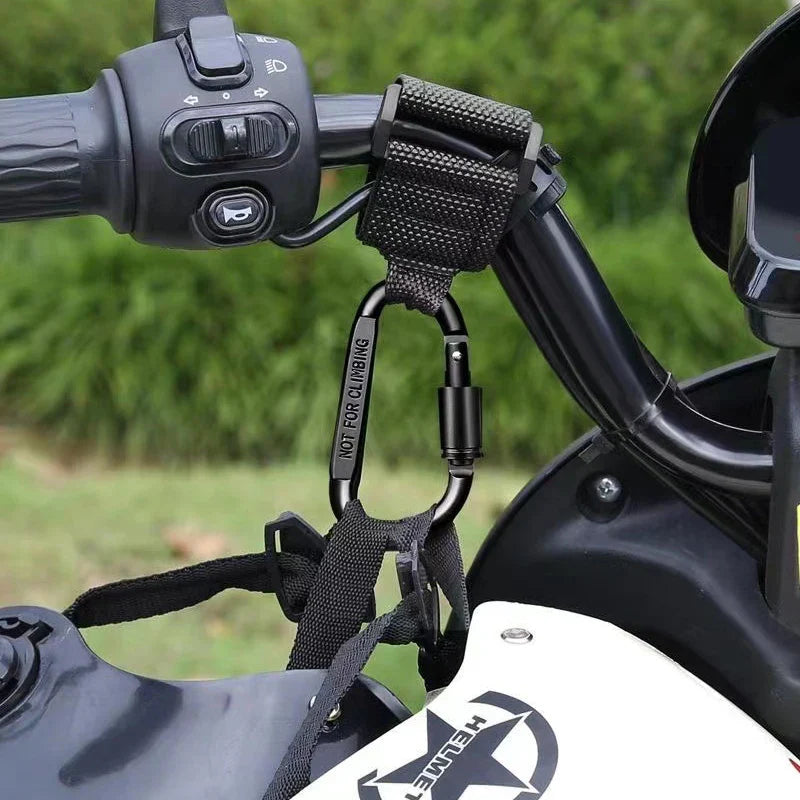 Aluminum Alloy Front Handlebar Hook – Motorcycle, Electric Scooter, Bicycle & Baby Stroller Hanger