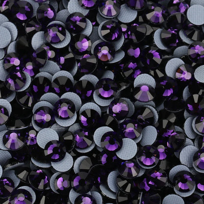 YHB 101-127 Hotfix Crystal Rhinestones - Glitter Glass Flatback Gems for Bags, Shoes, Garments, Phone & Nail Art DIY