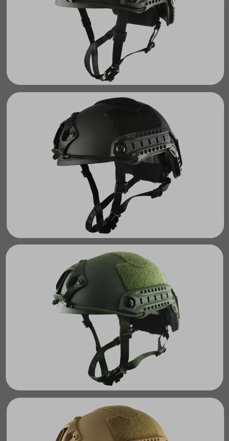 FAST Tactical Airsoft Helmet – Thickened ABS MH Helmet for Outdoor CS, PJ Air Gun Shooting Protective Gear