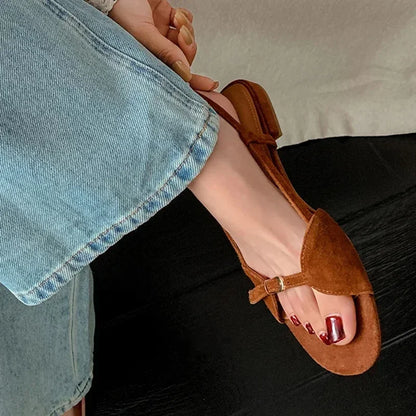 Bohemian Style Women's Summer Sandals – Open Toe Flat Beach Shoes for Vacation & Outdoor Wear
