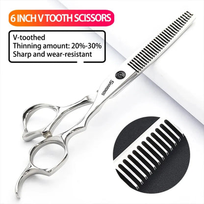 SHARONDS Professional Hairdressing Scissors – 440C Japanese Steel Barber Shears for Salon & Home Use