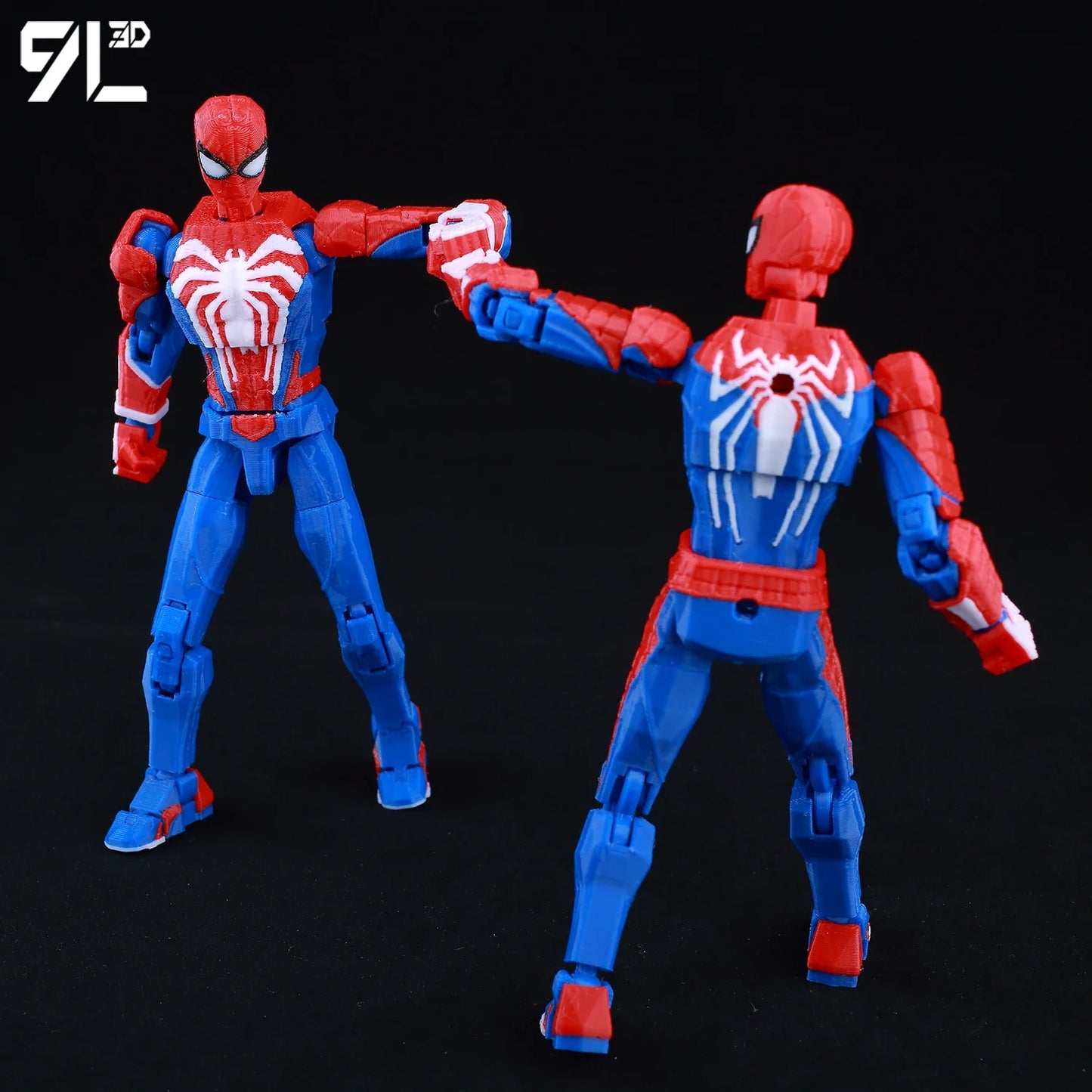 9L3D Lucky13 T13 Action Figures — 3D Printed Deadpool, Wolverine, Batman, Spider-Man & Venom Anime Model Toys, Collectible Gift