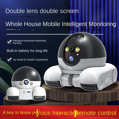 1080P HD WiFi PTZ IP Camera – Smart Home Security Robot with Auto Tracking for Baby & Pet Monitoring