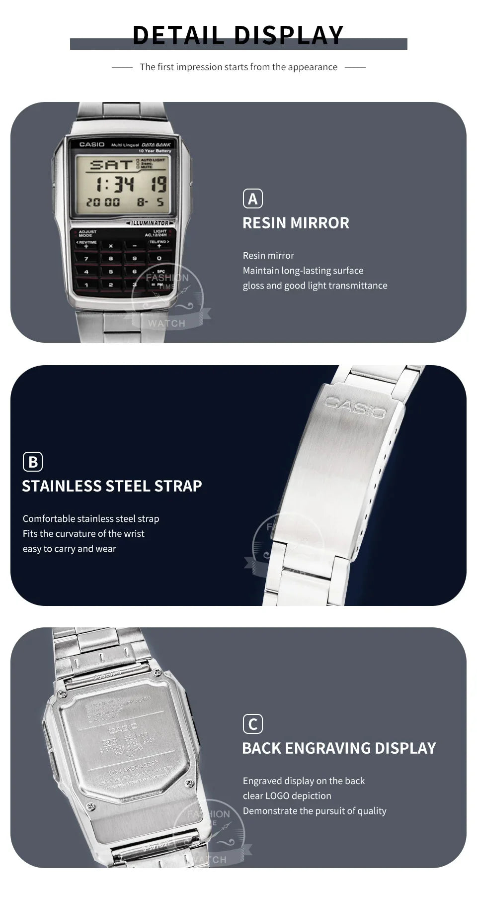 Casio Men’s Luxury Digital Watch – Military LED Sport Quartz, 50M Waterproof Retro Computer Style