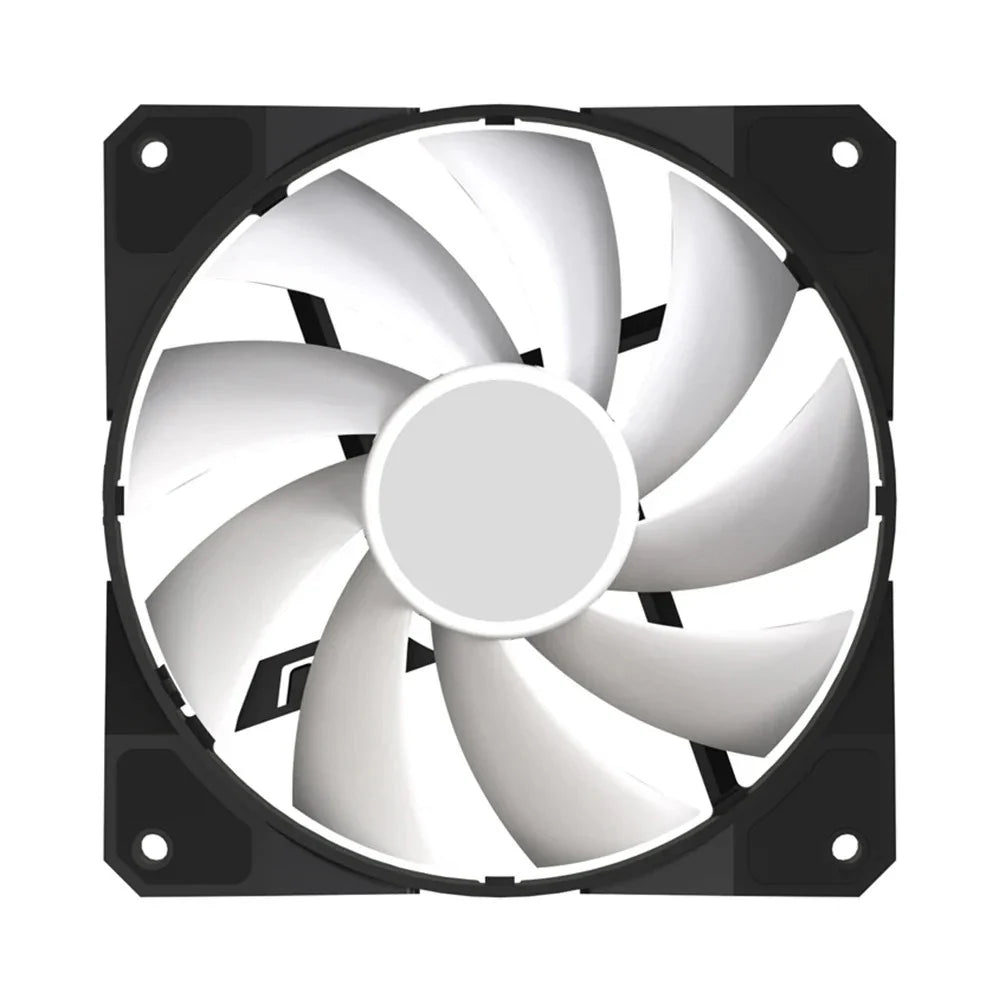 TEUCER P16 120mm RGB PC Case Fan – Silent 4-Pin CPU Cooler with Rainbow Lighting