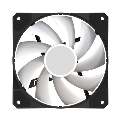 TEUCER P16 120mm RGB PC Case Fan – Silent 4-Pin CPU Cooler with Rainbow Lighting