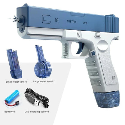 Summer Hot-Selling Electric Water Gun – Space Sci-Fi Design Water Toy for Kids, Fun Water Bat for Outdoor Play
