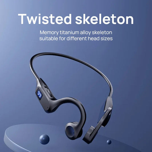 X7 Wireless Earhook Headphones – Bluetooth Sports Earbuds with Hands-Free Microphone for Running