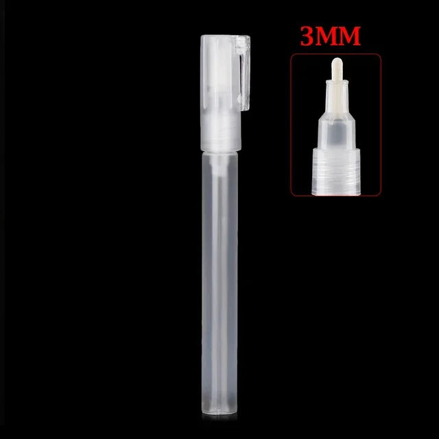 Plastic Empty Pen Rod Tubes – 0.5 to 30mm Barrels for Graffiti, Liquid Chalk, Paint Marker Accessories