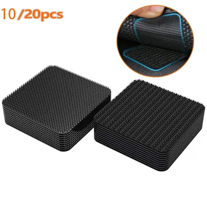 Universal Car Carpet Tape - Floor Mat Clip Fixing Bracket Grip with Self-Adhesive Fastener Sticker - Car Floor Mat Fixing Solution